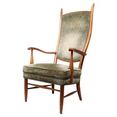 Maxwell Royal American High Back Arm Lounge Chair, 1950 ca.
