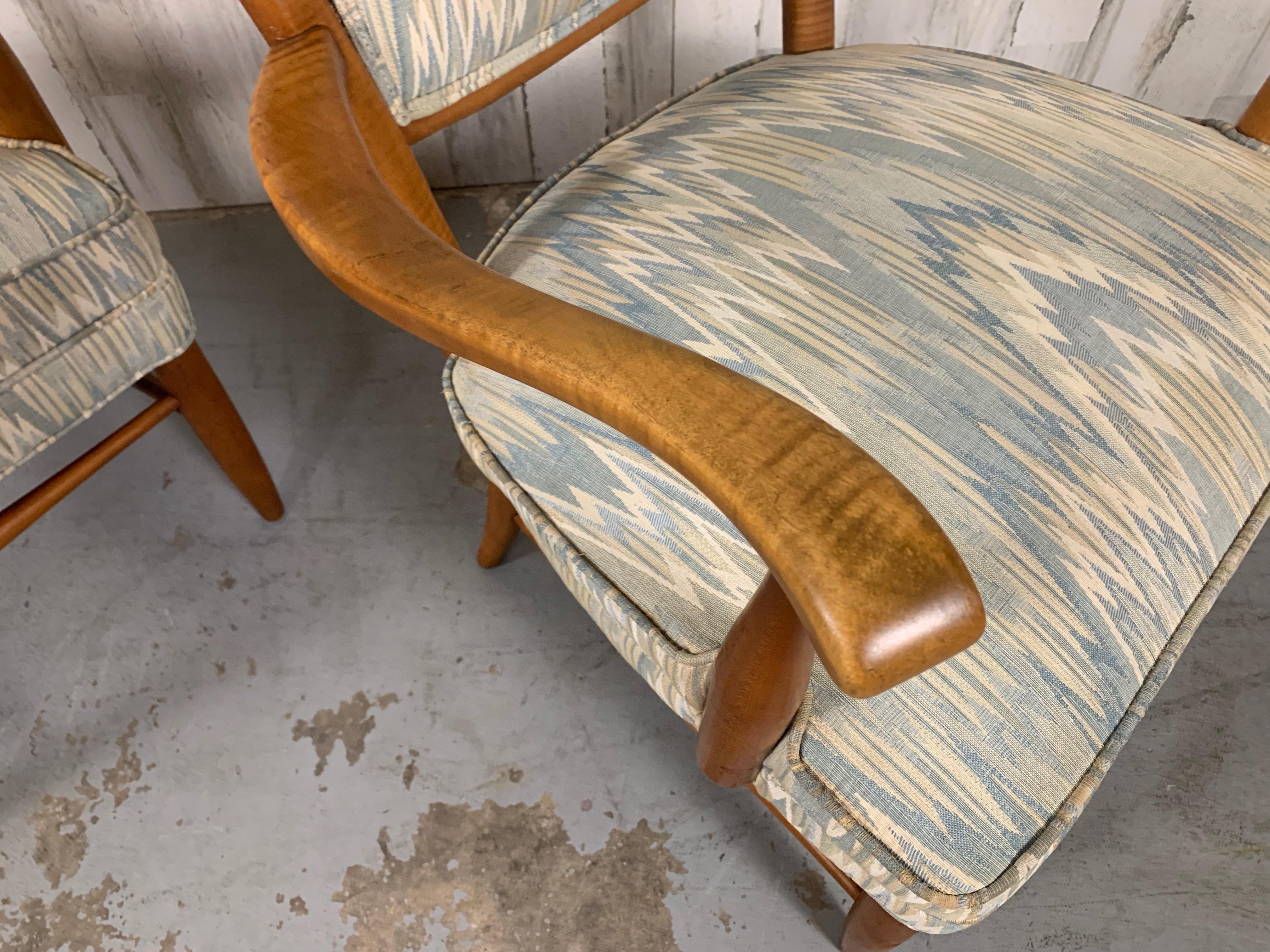 Maxwell Royal Sculptural High Back Chairs 10
