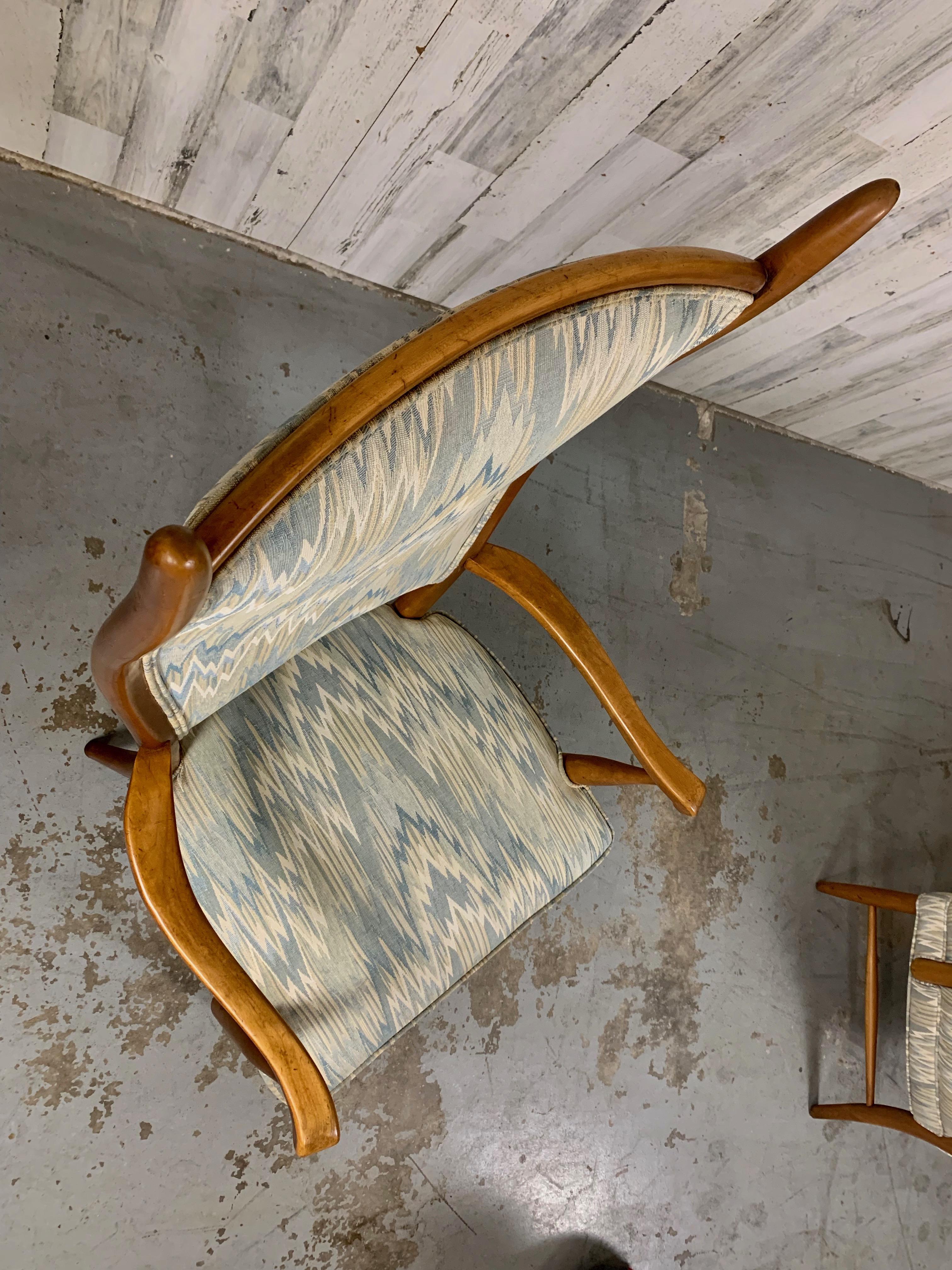 Maxwell Royal Sculptural High Back Chairs 2
