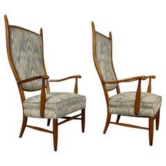 Maxwell Royal Sculptural High Back Chairs