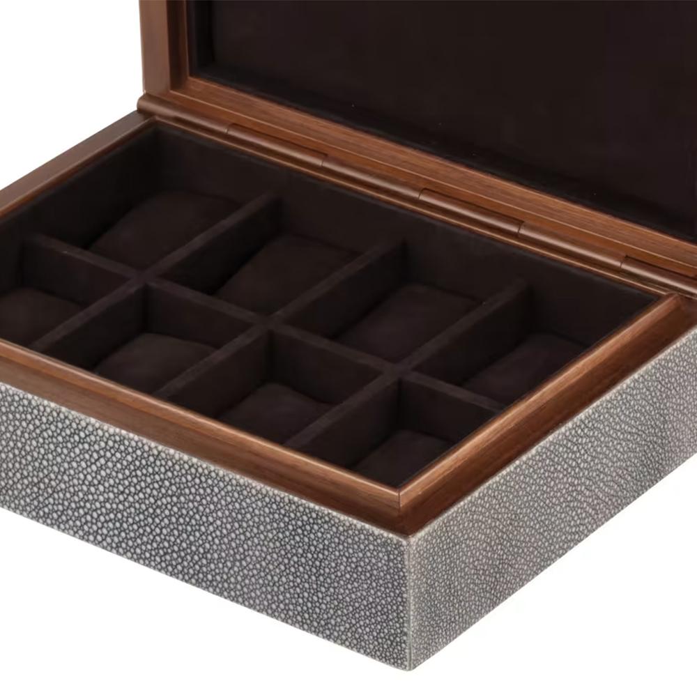 Maxwell Shagreen Watch Box In New Condition For Sale In Paris, FR