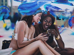 American Contemporary Art by Maxwell Stevens - Beach Girls (Friends)