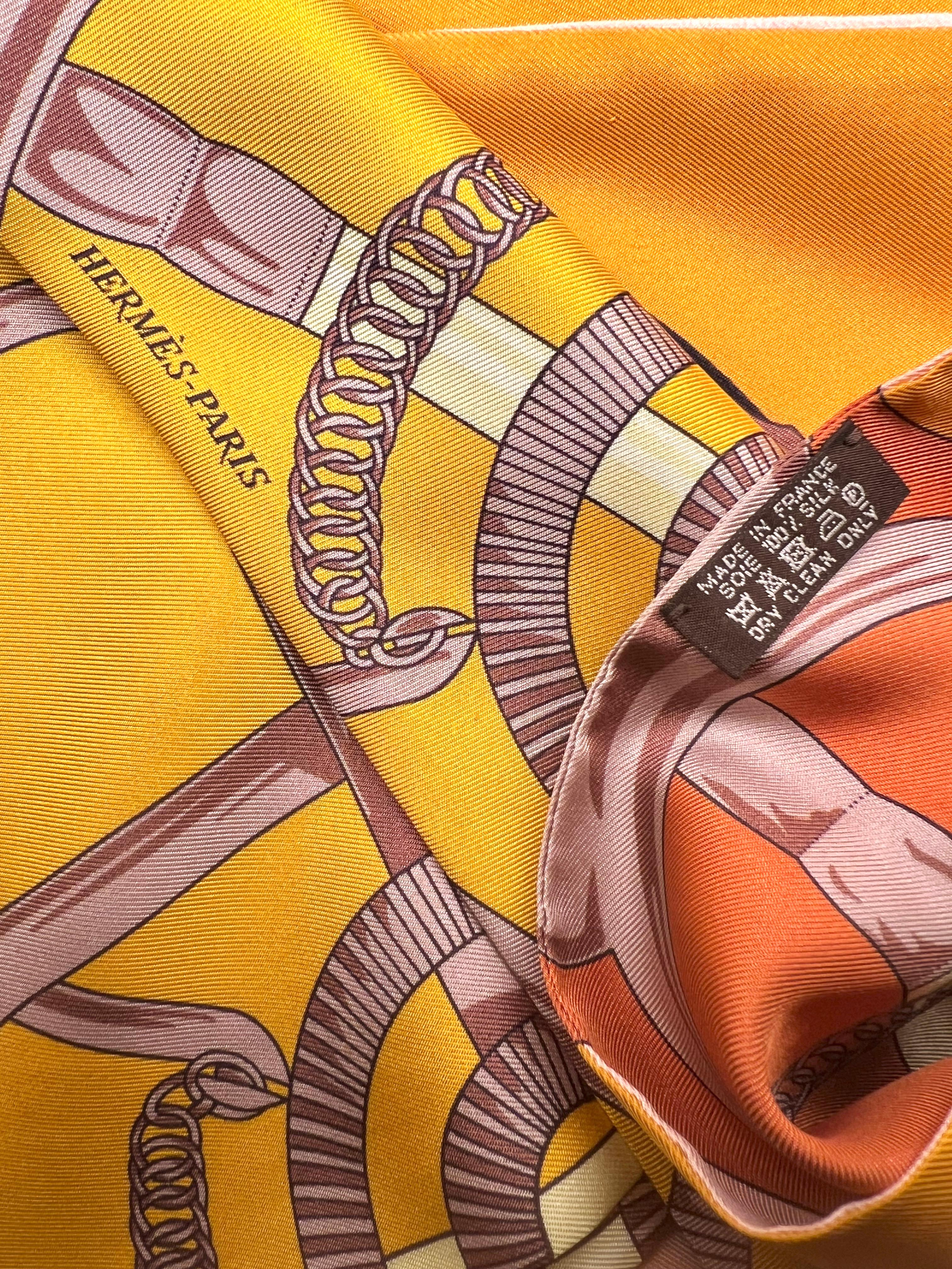 Brown Maxy Twilly Hermès For Sale