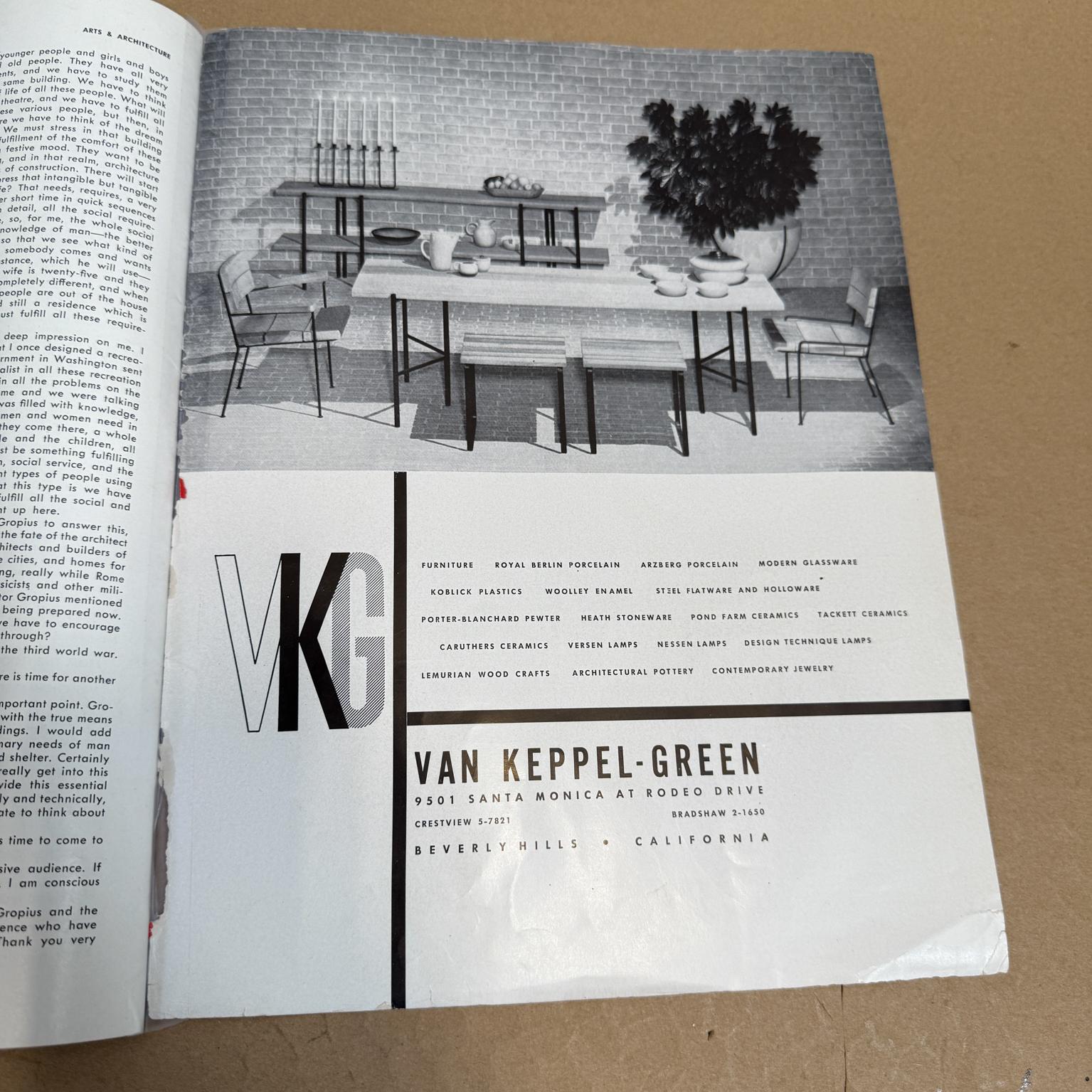 May 1952 Arts & Architecture Magazine John Entenza Mid Century Modern 13