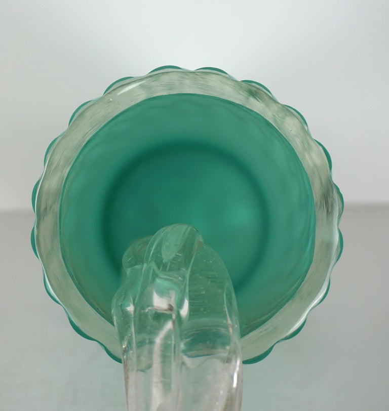 Vintage Art Glass Sculpture by Drew Smith For Sale at 1stDibs