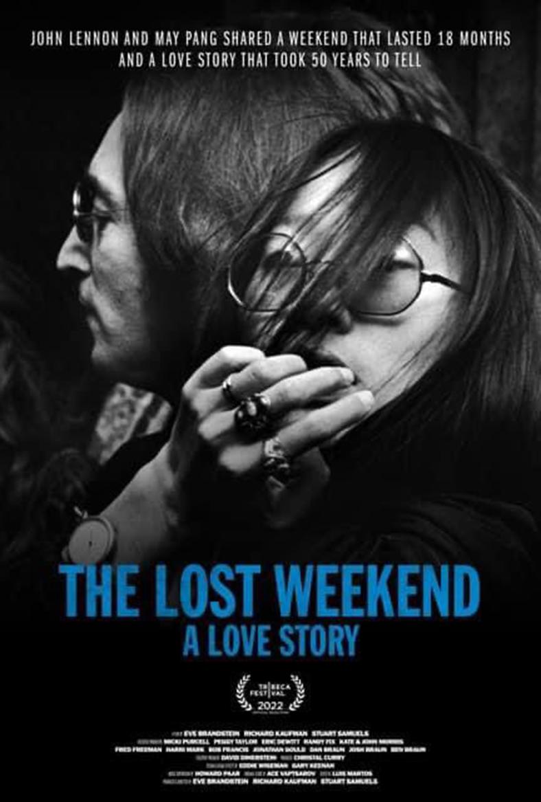 John Lennon Diamantstaub-Leinwand , 38x60 The Lost Weekend im Angebot 7