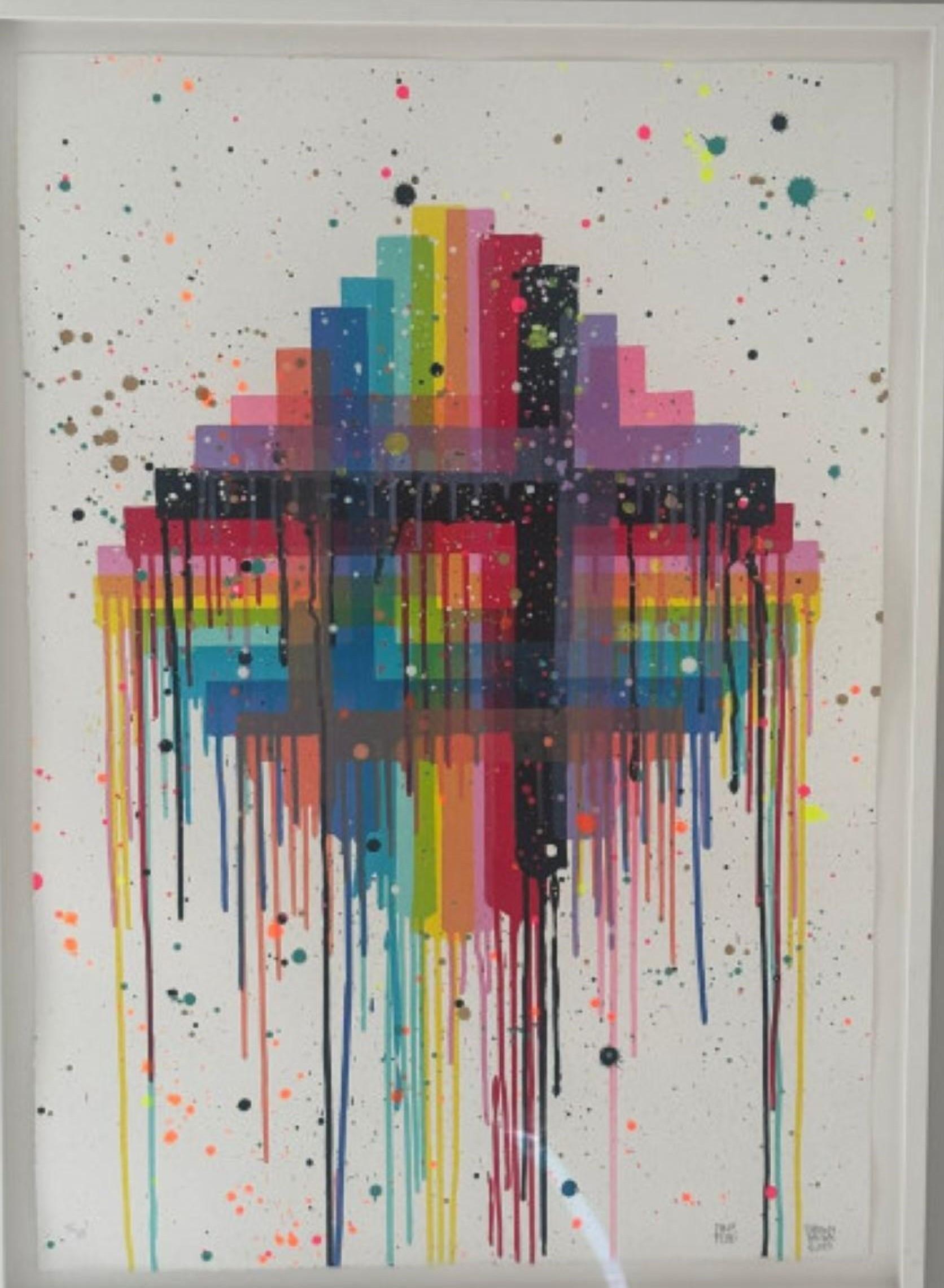 Faux Flag By Maya Hayuk For Sale 1