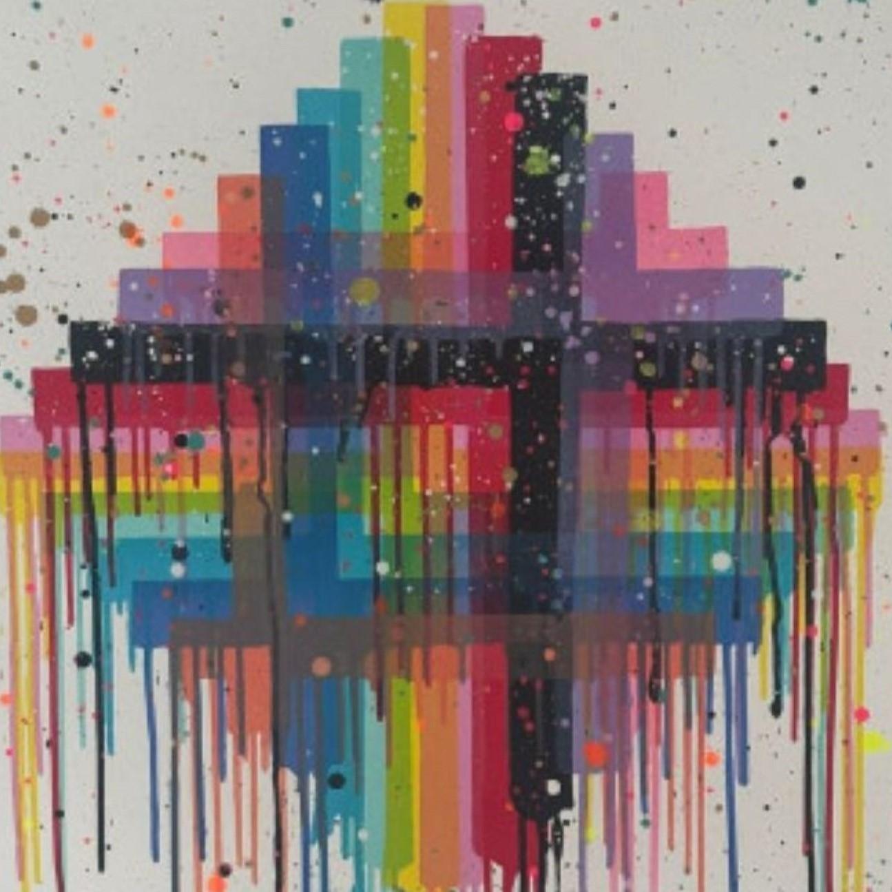 Faux Flag By Maya Hayuk For Sale 3