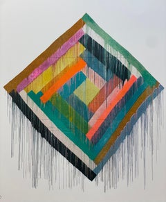 Maya Hayuk Serigrafia su carta risograph firmata e numerata