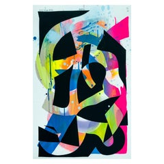 Swamp Maya Hayuk Serigrafia su carta serigrafica Firmata e numerata