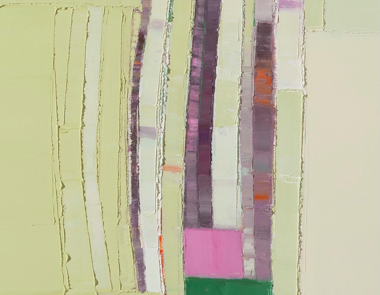 Siempre Ya Otra Vez 12, 48 x 48 pulg. Abstracto geométrico grande en venta 1