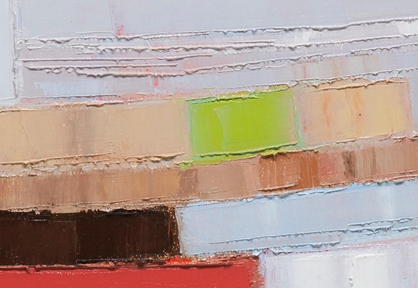 Begin Again 9, Contemporary Abstract Color Block Painting, 16 x 20 in. im Angebot 1