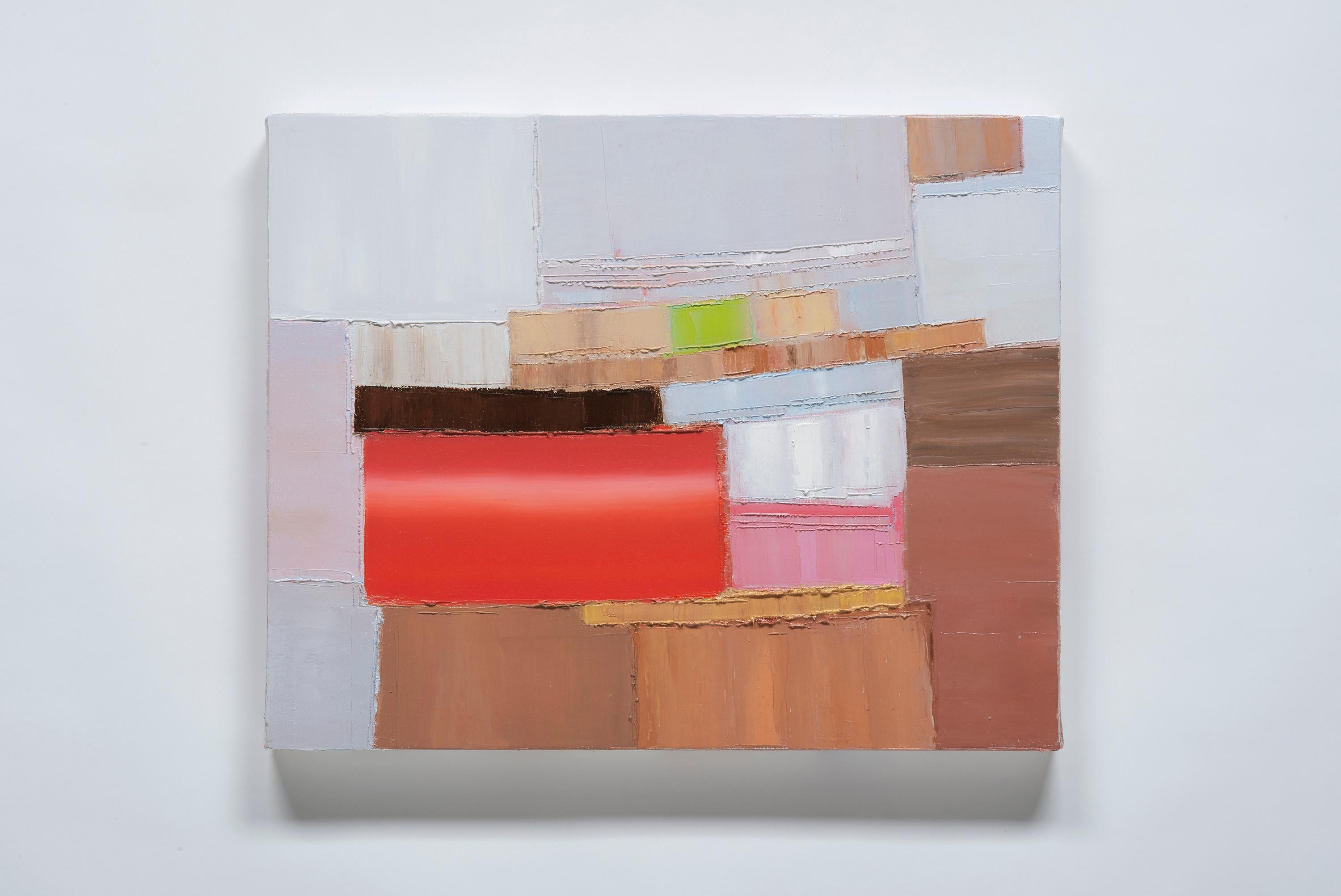 Begin Again 9, Contemporary Abstract Color Block Painting, 16 x 20 in. im Angebot 4