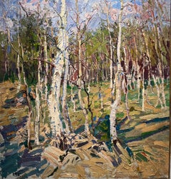 " Bosco"  Olio cm. 67 x 64 1966