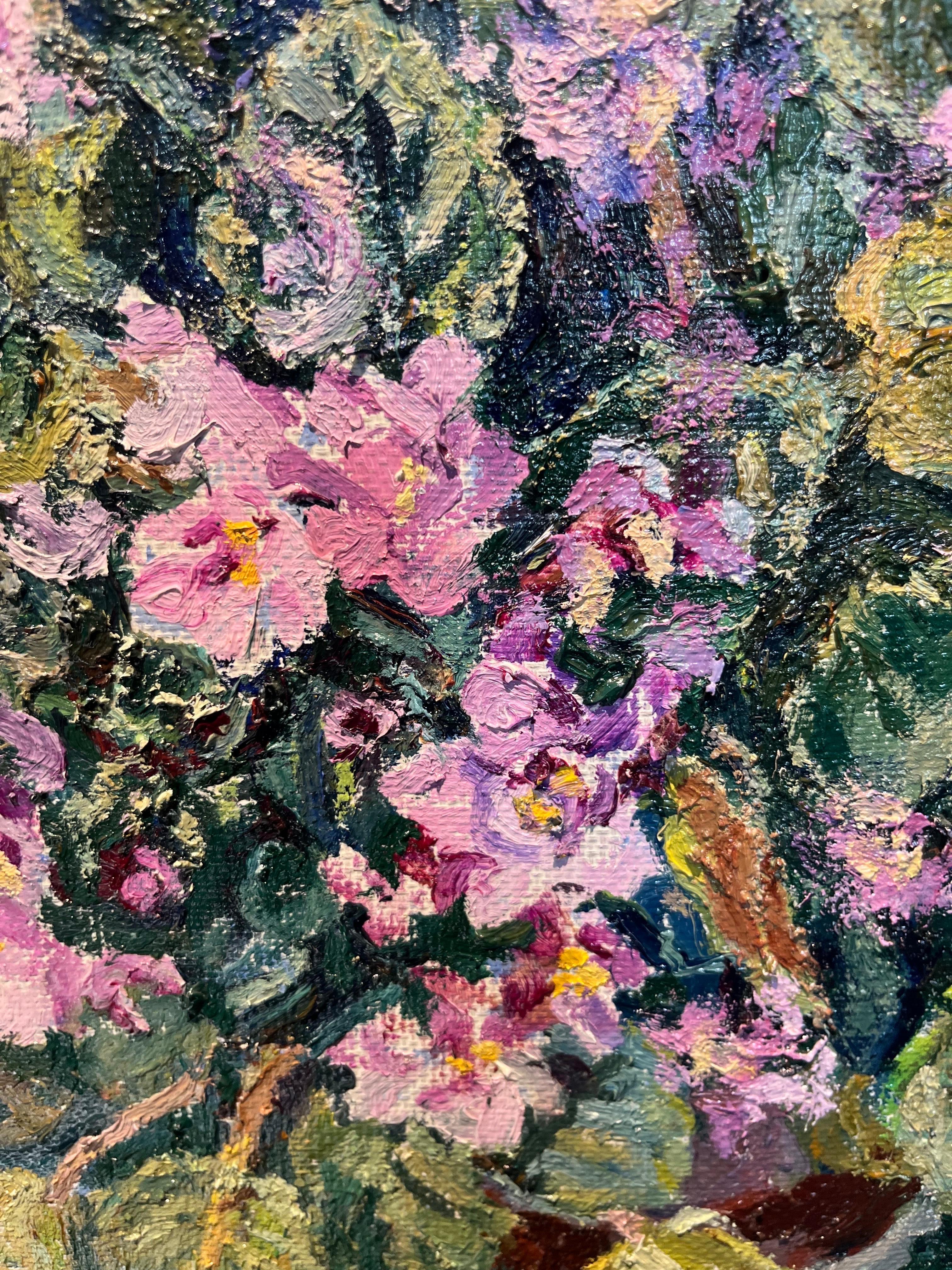 Purple, Green, Flowers
MAYA KOPITZEVA    (Gagra, Georgia, 1924 - 2005)

Maya Kopitzeva’s works have been acquired by the Russian Ministry of Culture, by the Foundation for the Russian Culture, by various collectors in Europe, Japan, United States