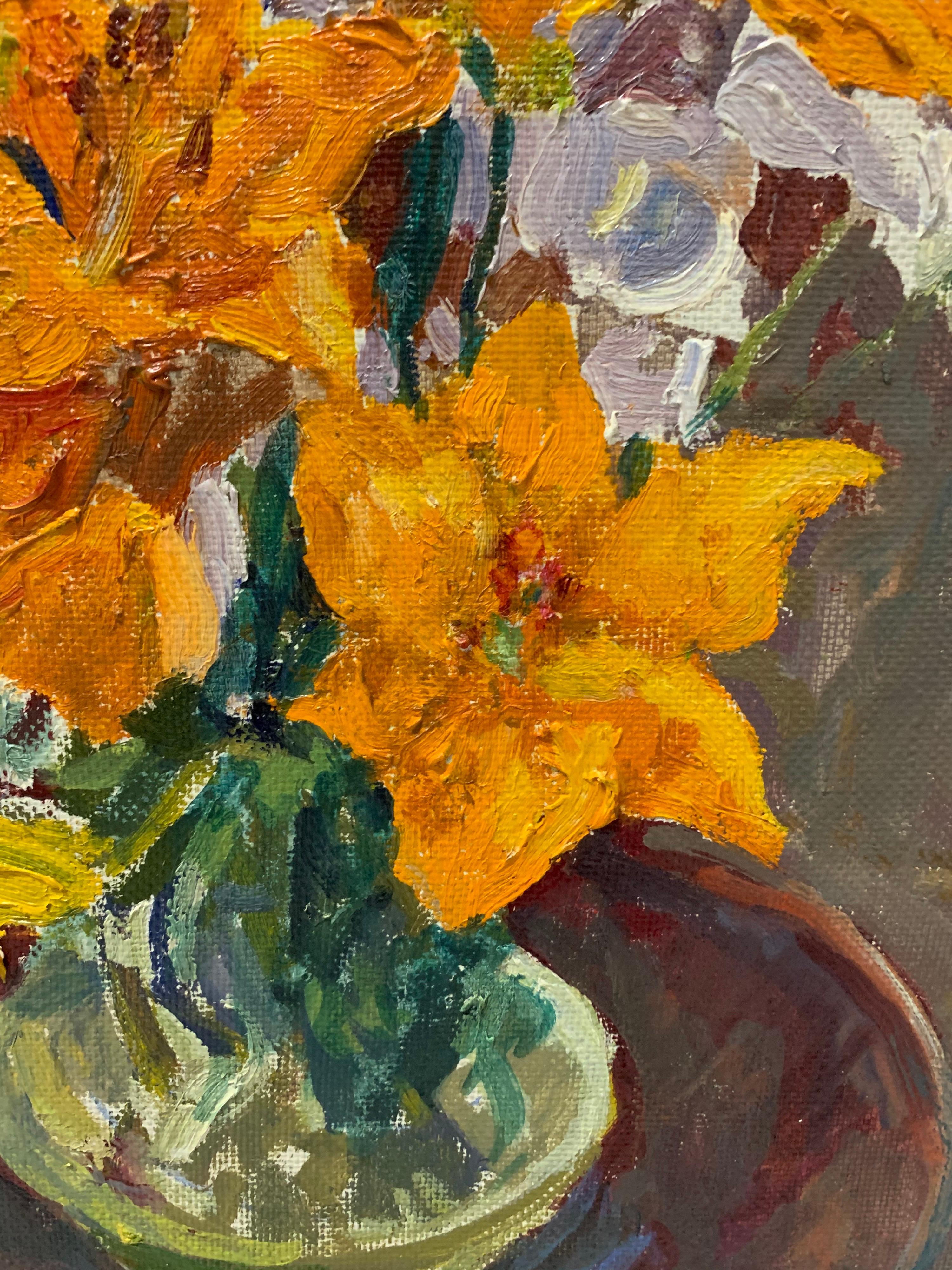 Bouquet, fiori, arancio, russo

Maya KOPITZEVA (Gagra, Georgia, 1924 - 2005)

Le opere di Maya KOPITZEVA sono state acquistate dal Ministero della Cultura russo, dalla Fondazione per la Cultura Russa, da vari collezionisti in Europa, Giappone e
