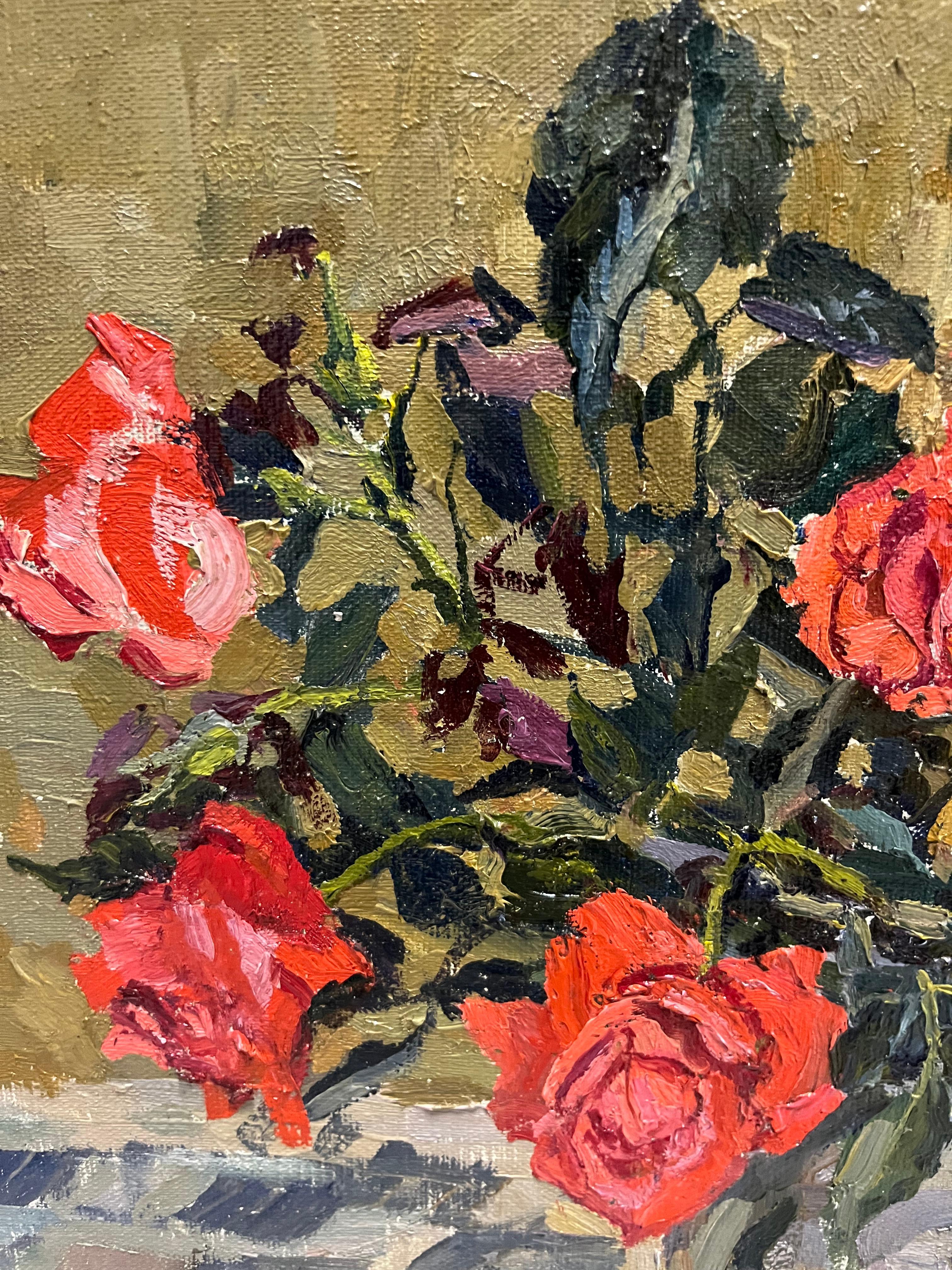 Blumen, Rosen, rot, rosa

MAJA KOPITZESWA    (Gagra, Georgien, 1924 - 2005)

Die Werke von Maya Kopitzeva wurden vom russischen Kulturministerium, von der Stiftung für die russische Kultur und von verschiedenen Sammlern in Europa, Japan und den