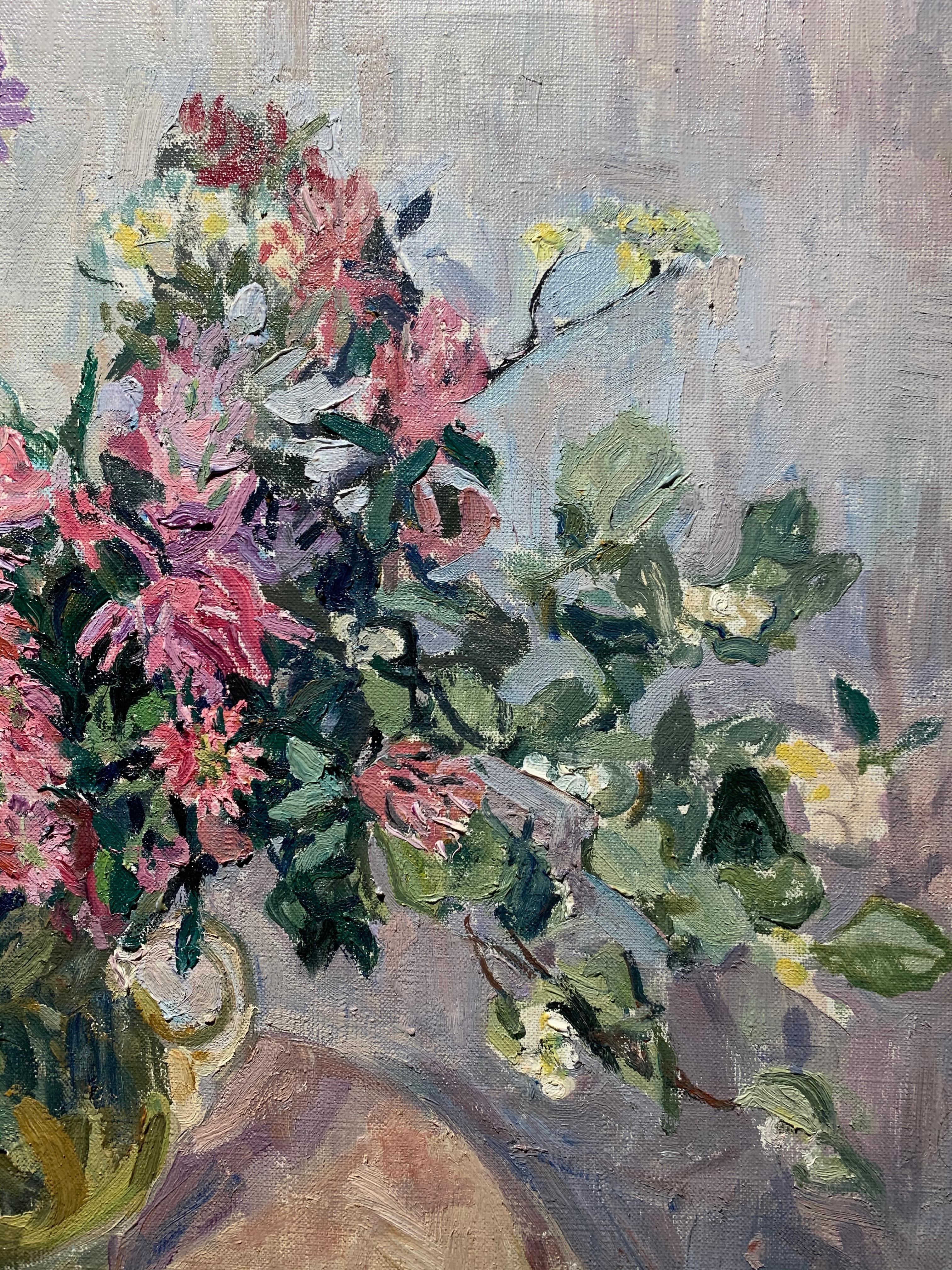 Flowers,Rose,Pot, purple,russian artist,woman artist

MAYA KOPITZEVA    (Gagra, Georgia, 1924 - 2005)

Maya kopitzeva’s works have been acquired by the Russian Ministry of Culture, by the Foundation for the Russian Culture, by various collectors in