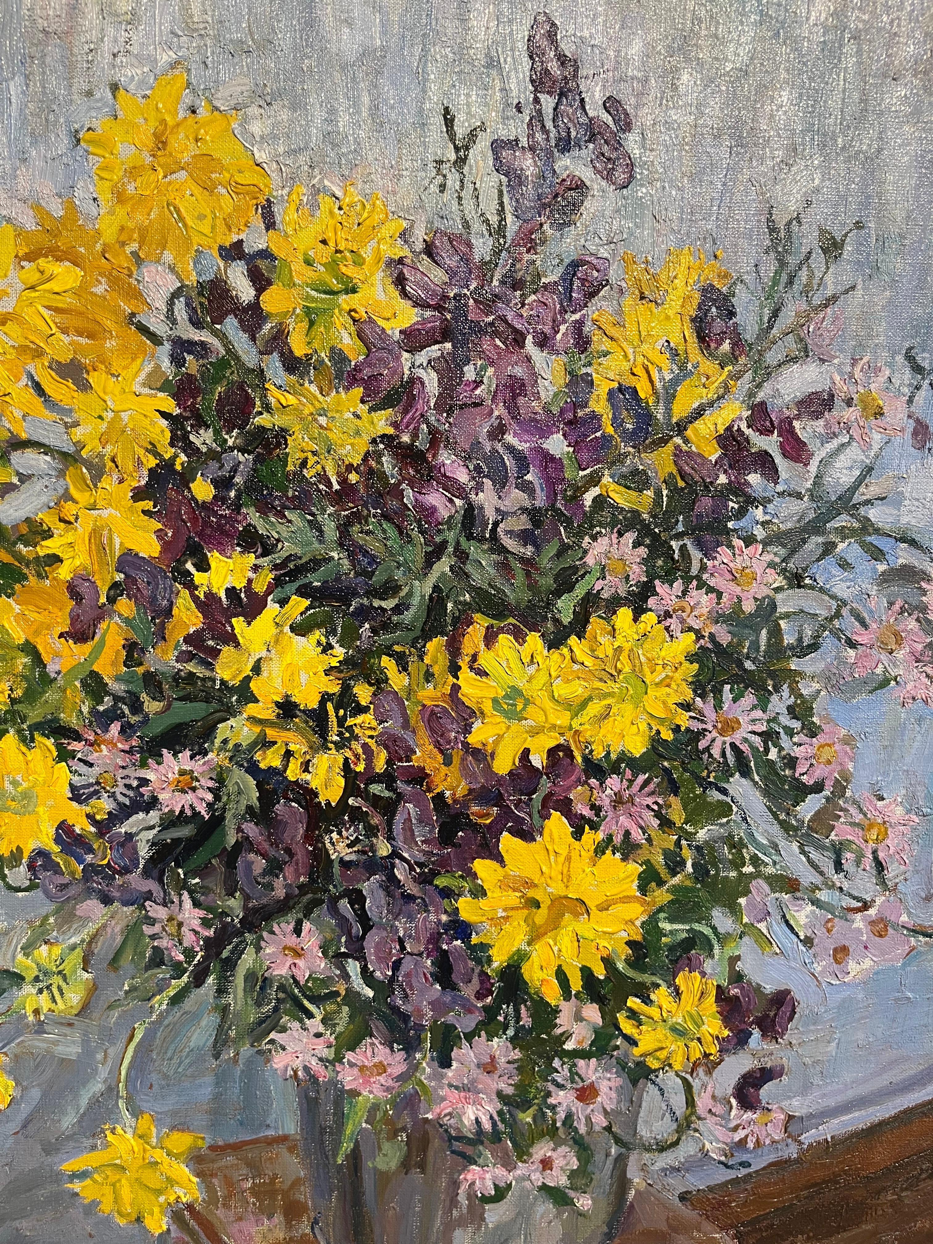 Flowers,Summer,Yellow,Blue,Pink
MAYA KOPITZEVA    (Gagra, Georgia, 1924 - 2005)

Maya Kopitzeva’s works have been acquired by the Russian Ministry of Culture, by the Foundation for the Russian Culture, by various collectors in Europe, Japan, United