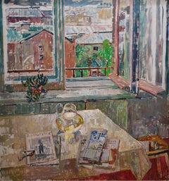"Window" Oil cm. 134 x 126, 1968
