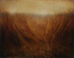 Terreni erbosi  Pittura a olio su tela Paesaggio d'erba In magazzino