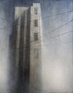 Isula Insula Isola Island Oil Painting on Canvas  Building In Stock
