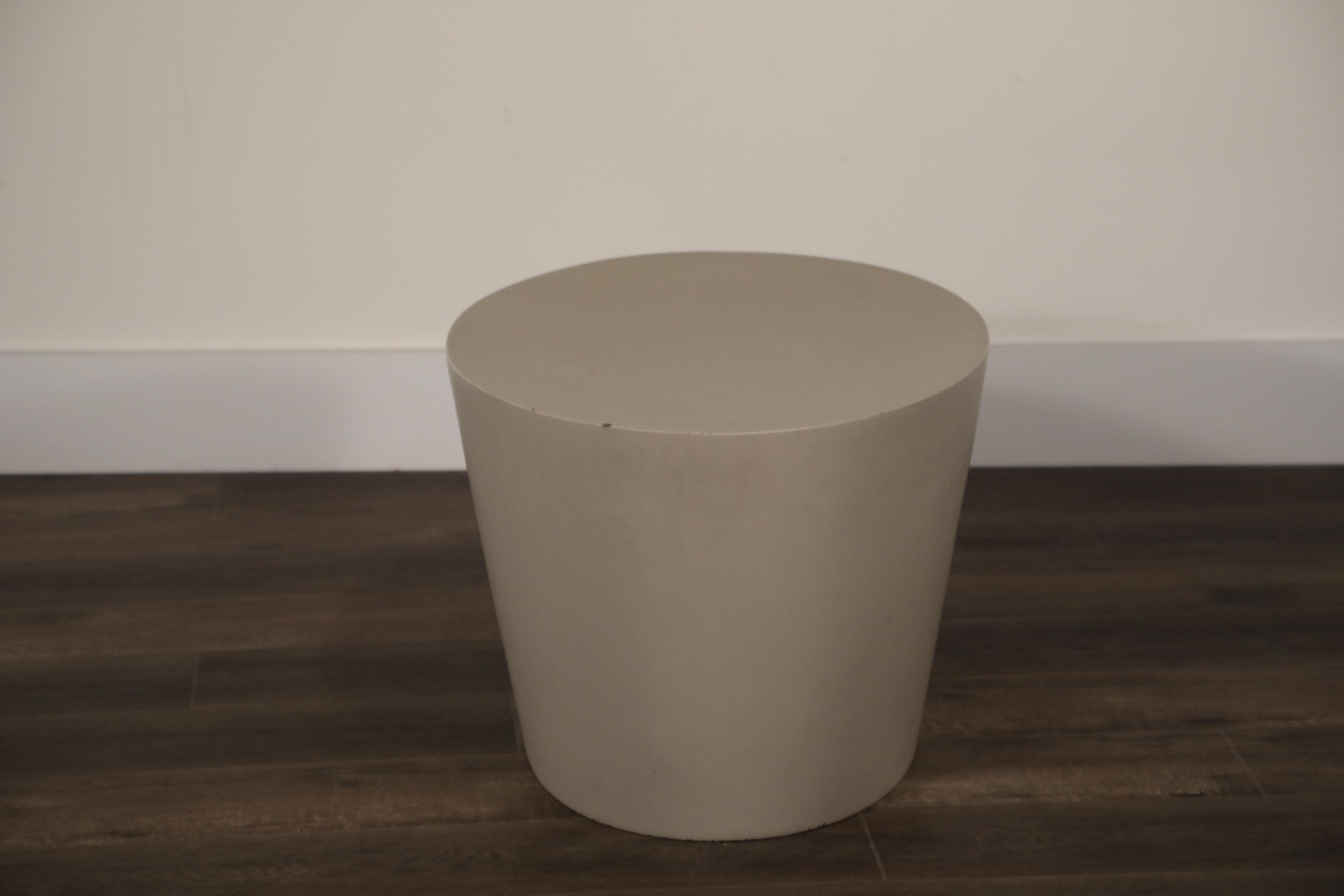 Maya Lin 1st-Generation Concrete Stool for Knoll Studio, Signed and Stamped 1998 6