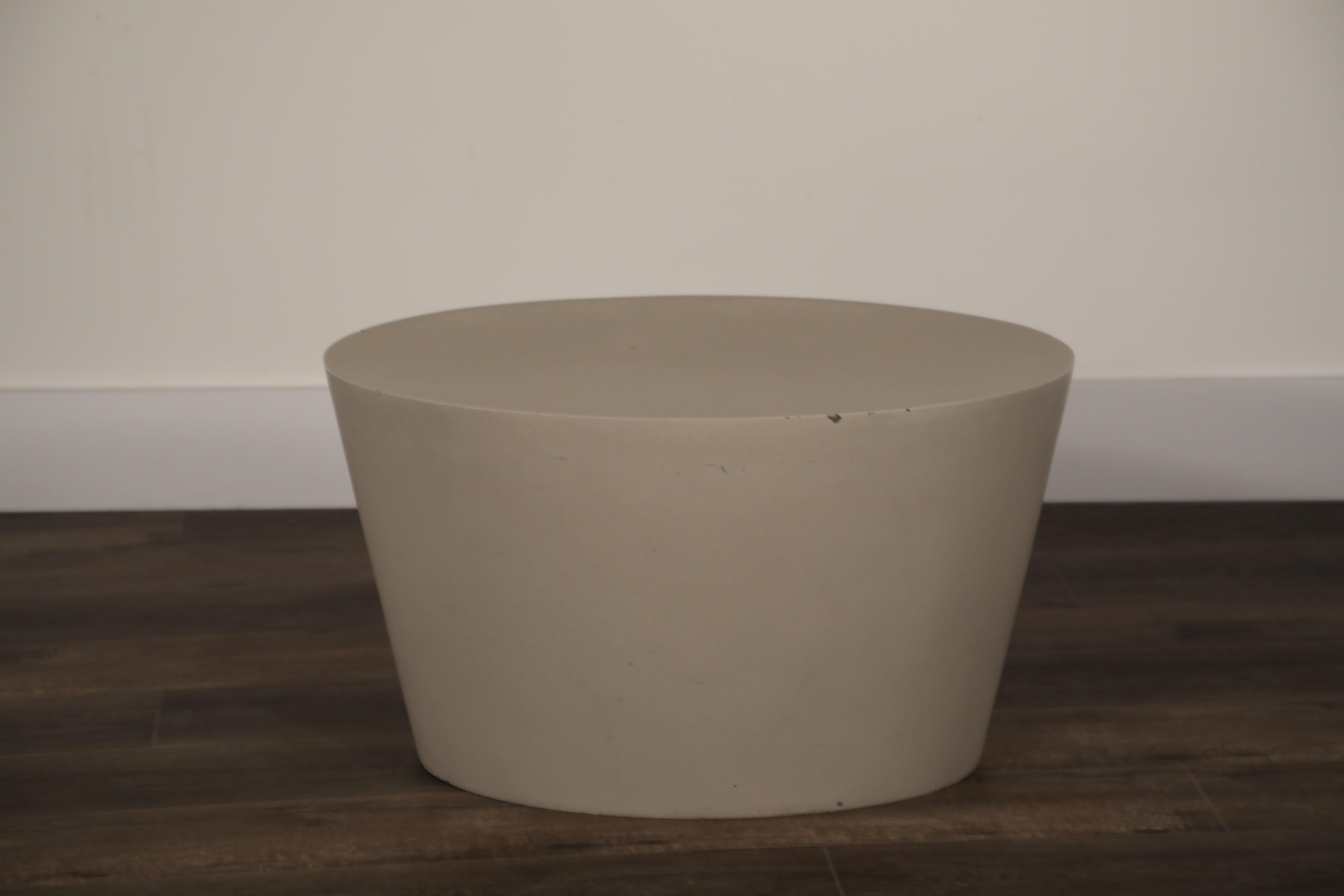 Maya Lin 1st-Generation Concrete Stool for Knoll Studio, Signed and Stamped 1998 7