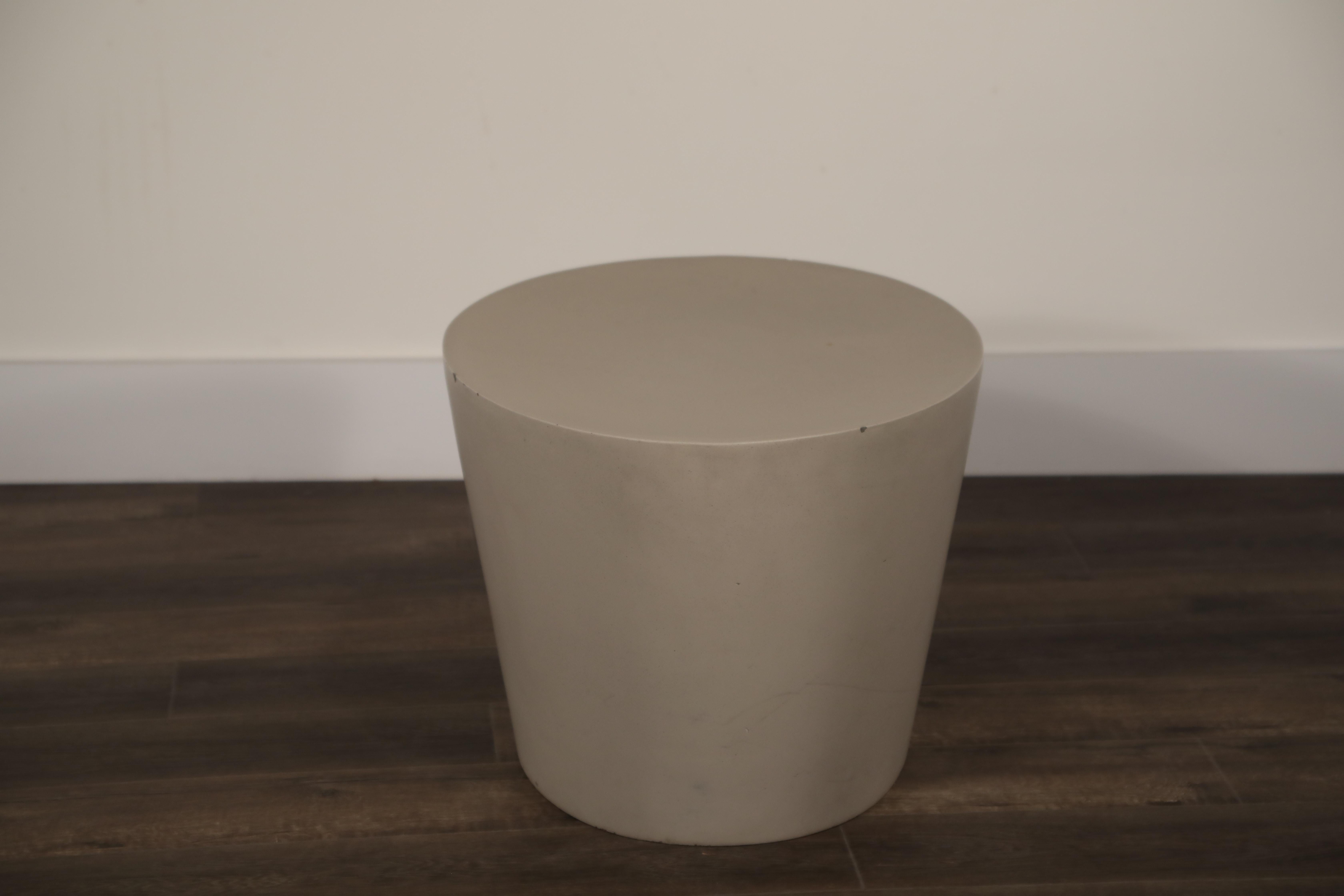 Maya Lin 1st-Generation Concrete Stool for Knoll Studio, Signed and Stamped 1998 9