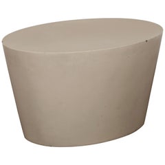 Maya Lin 1st-Generation Concrete Stool for Knoll Studio, Signed and Stamped 1998