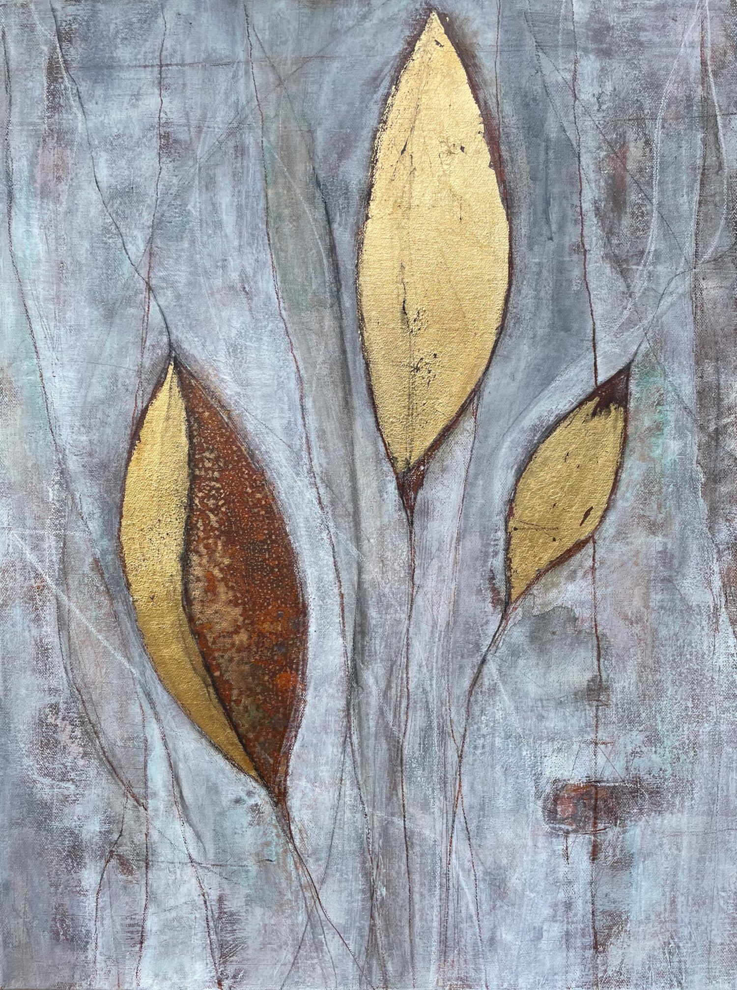 Foldes avec amour, peinture abstraite - Mixed Media Art de Maya Malioutina