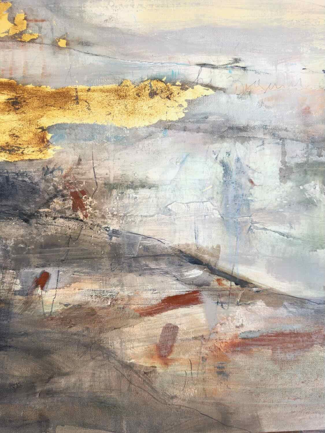 Within the Karman Line: Echoes in the Bardo, Abstract Painting For Sale 1
