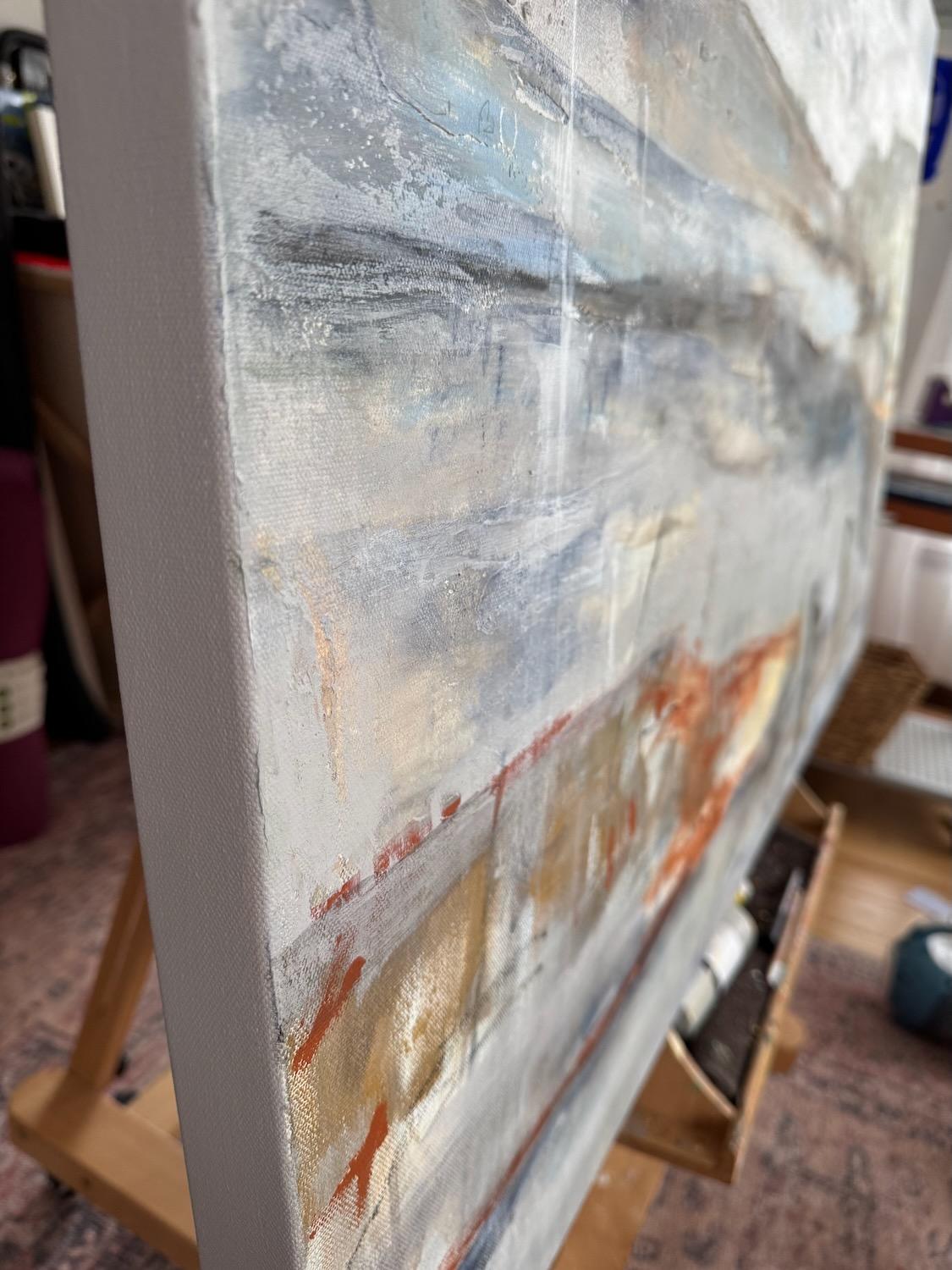 Within the Karman Line: Held Between Heartbeats, Abstract Painting For Sale 1