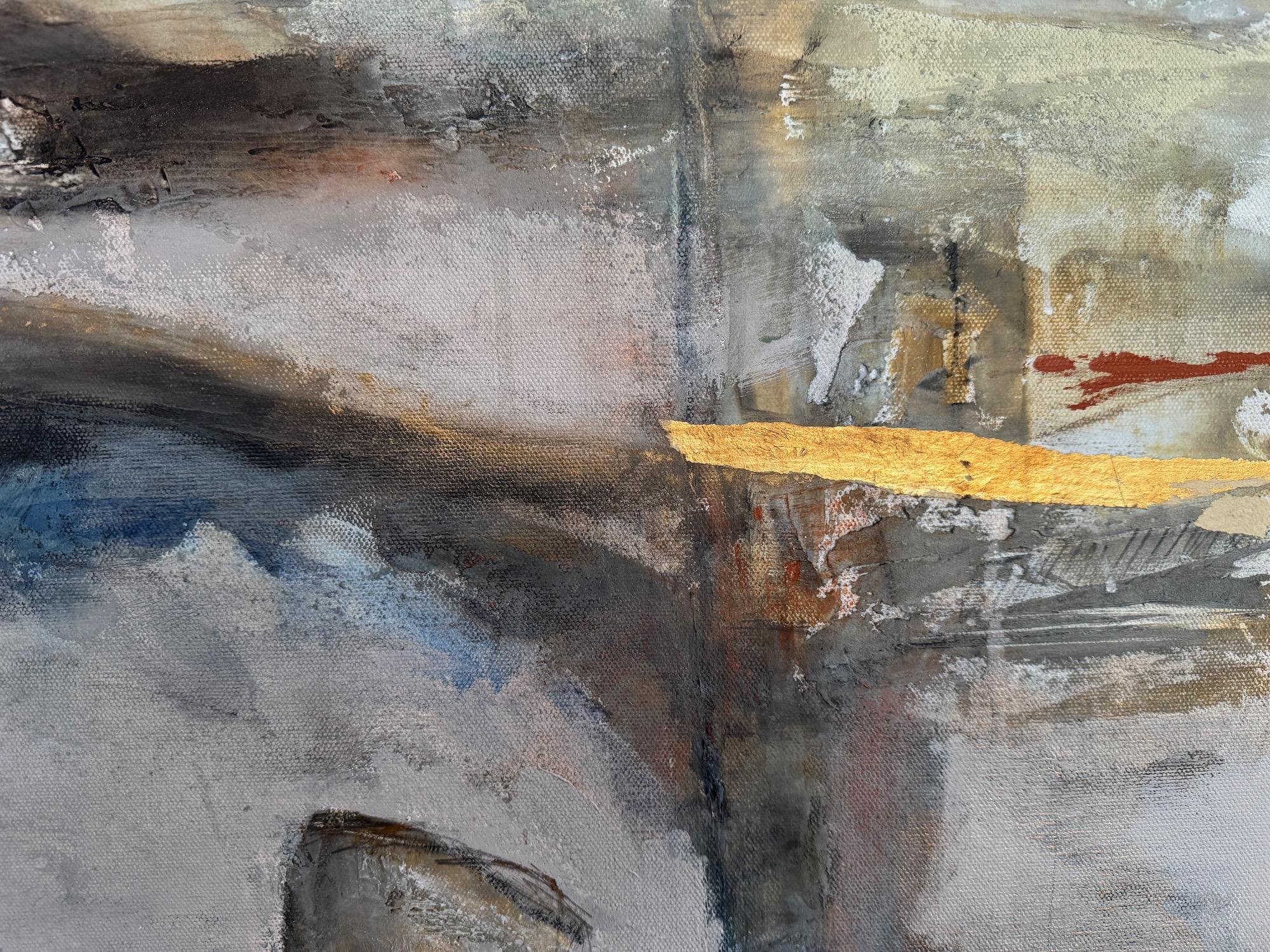 Within the Karman Line: Held Between Heartbeats, Abstract Painting For Sale 3