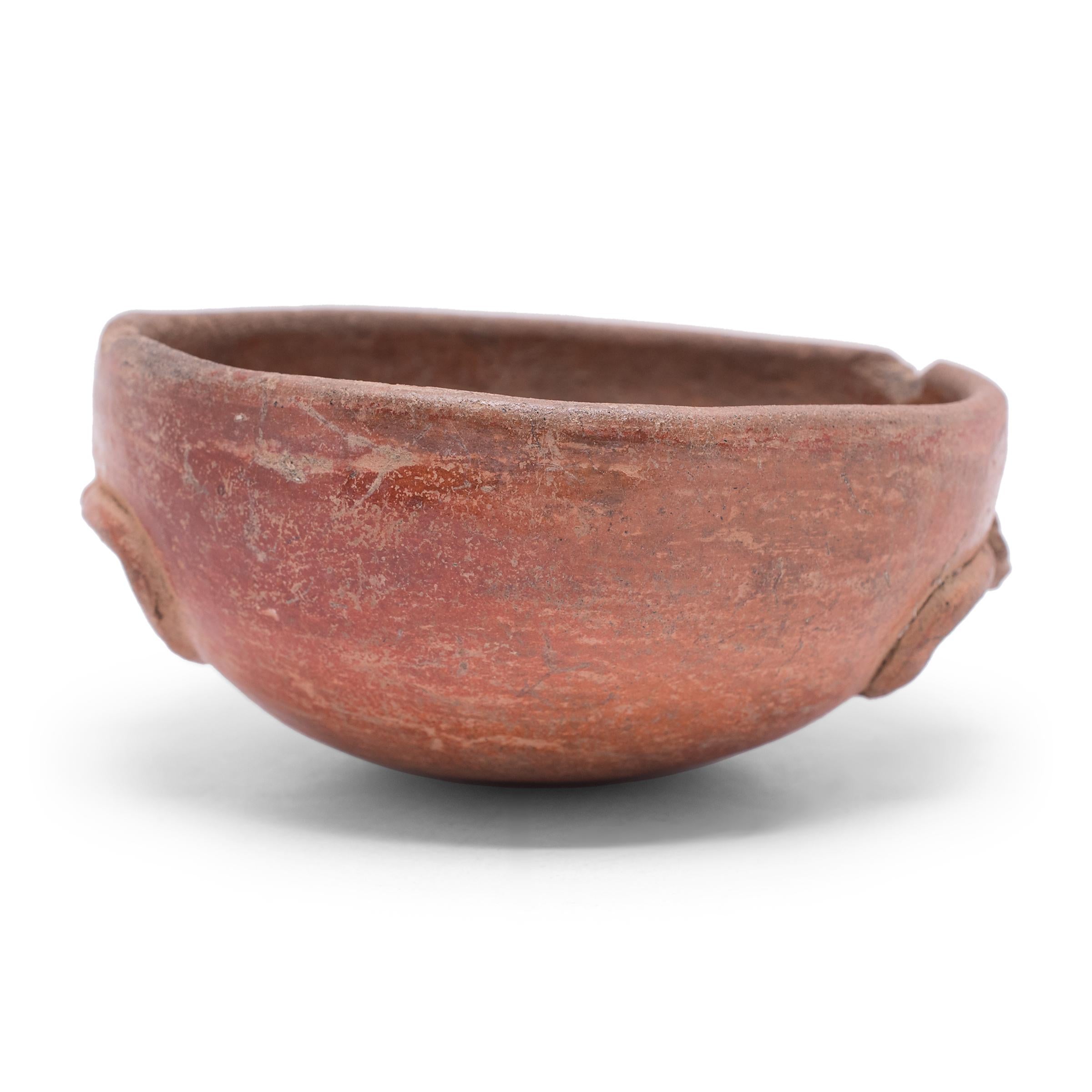 Central American Maya Redware Turtle Bowl, c. 600-900 AD For Sale
