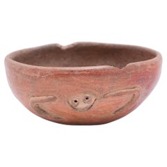 Antique Maya Redware Turtle Bowl, c. 600-900 AD