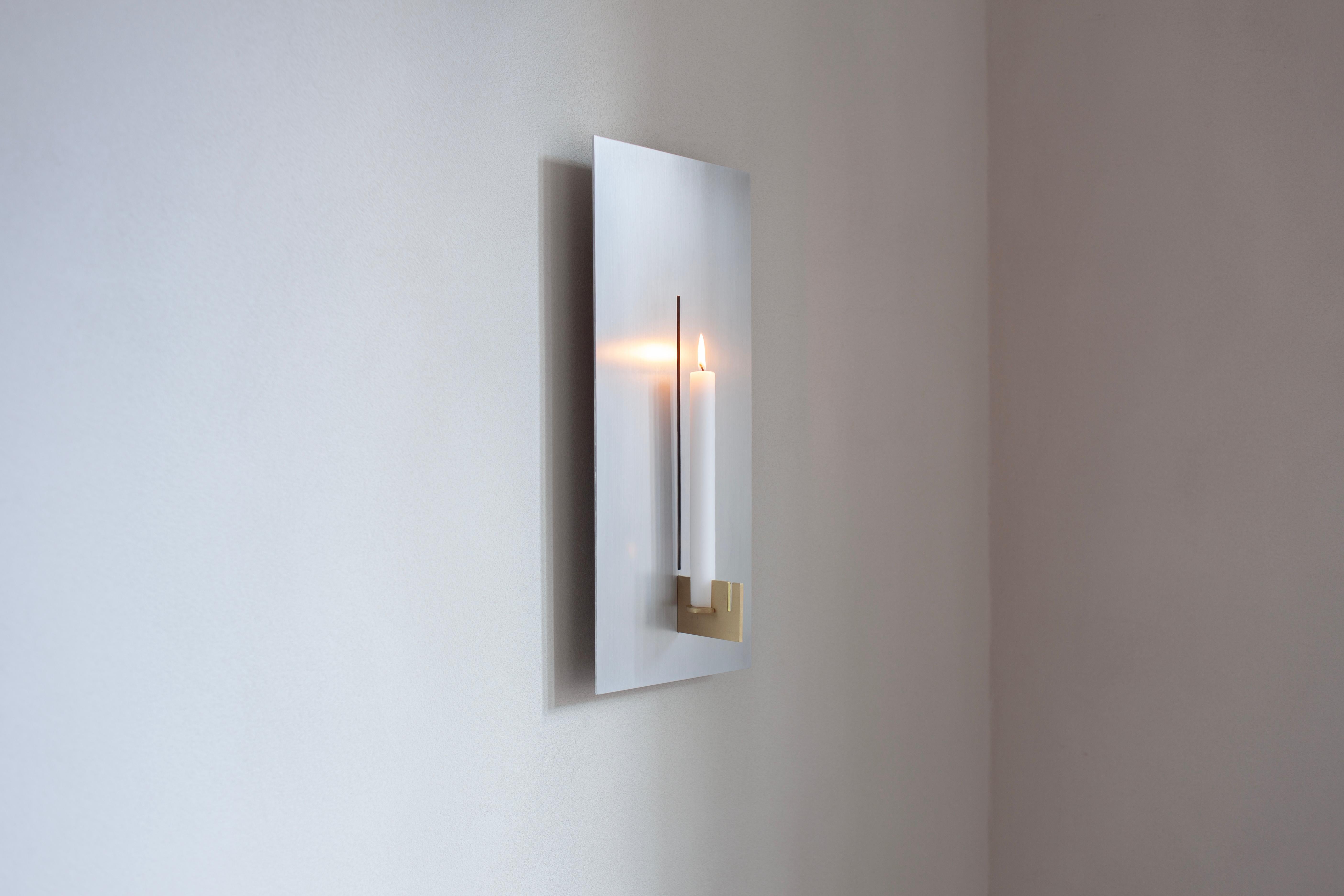 Glass Maya Sconce by Morghen Studio For Sale