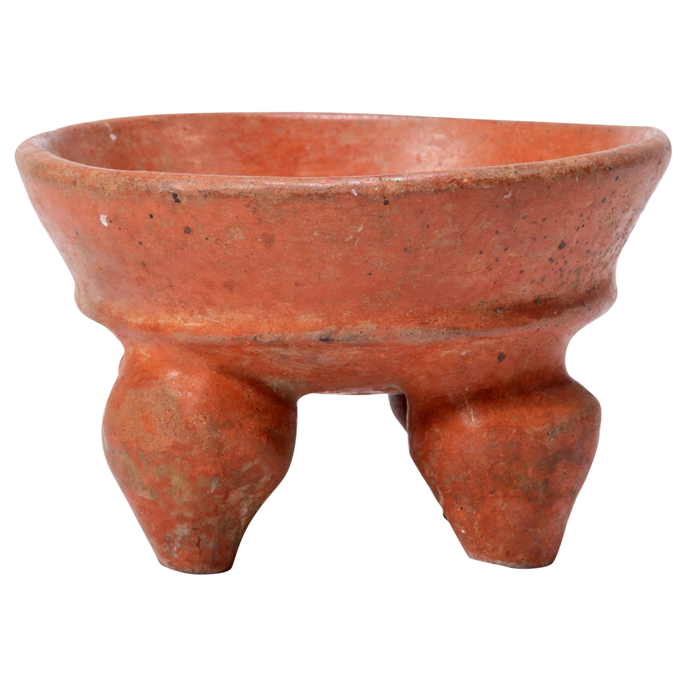 Maya Tetrapod Terracotta Bowl