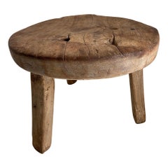 Mayan Cedar Roundtable from the Yucatan Peninsula, Mexico, Circa 1950's
