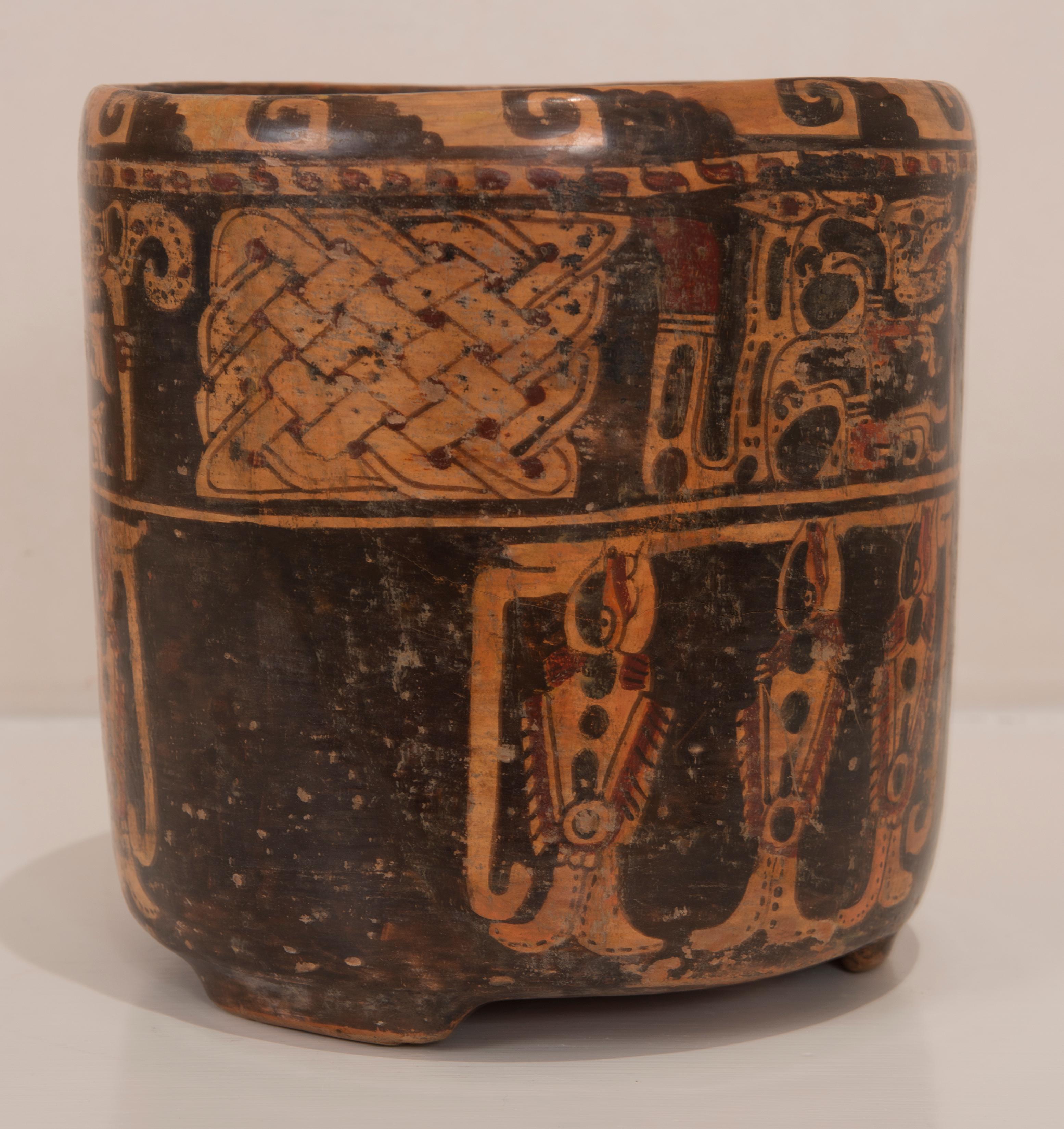 Honduran Mayan Cylinder Vessel
