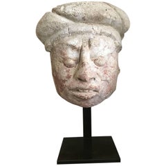 Antique Mayan Head, circa 550-950 AD