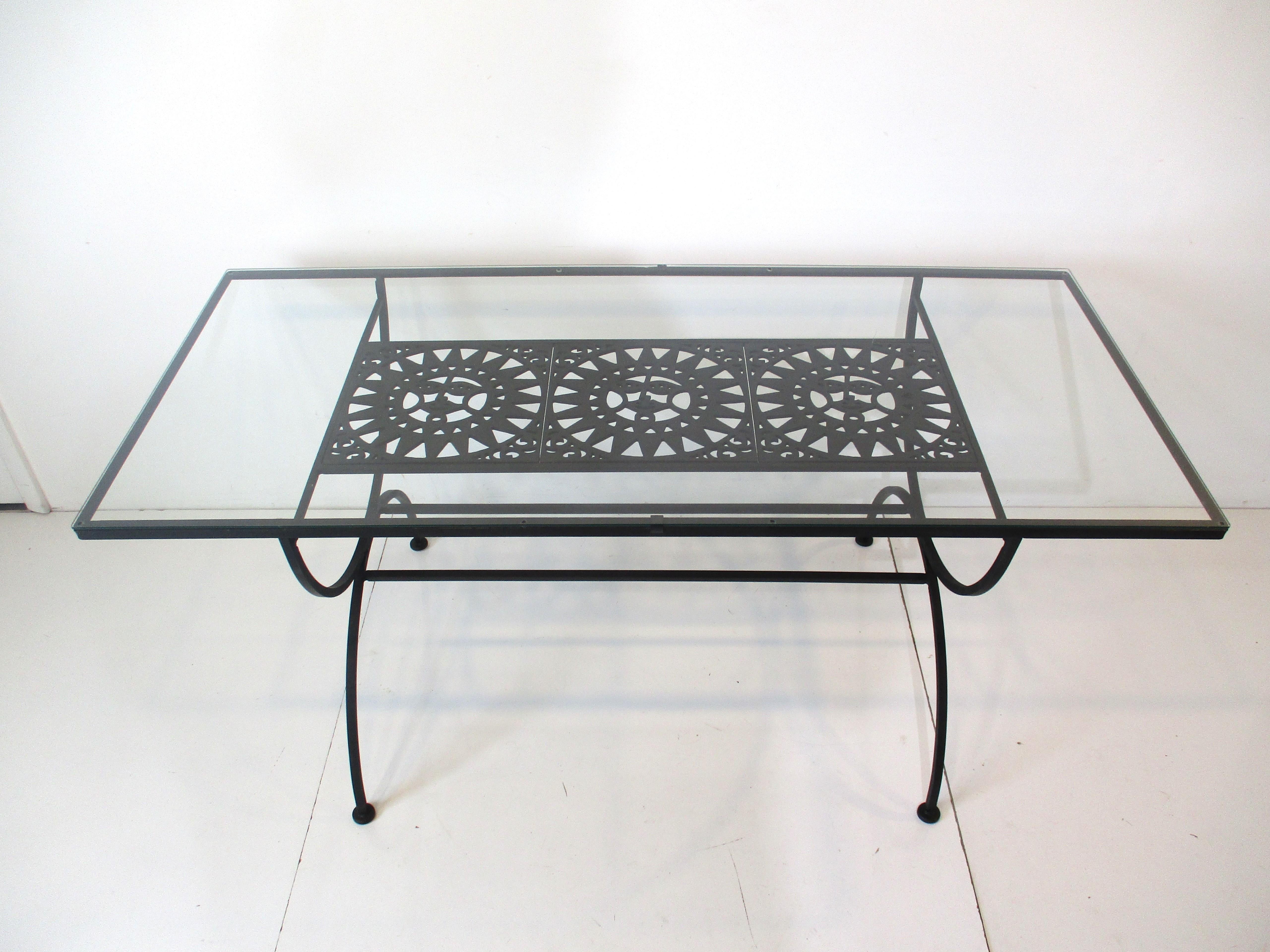 Mayan Iron Dining Set by Arthur Umanoff for Shaver Howard Furniture 3