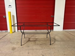 Tavolo da pranzo Mayan in ferro di Arthur Umanoff per Shaver Howard Furniture