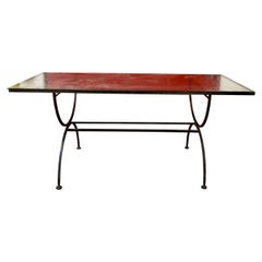 Mayan Iron Dining Table by Arthur Umanoff for Shaver Howard Furniture