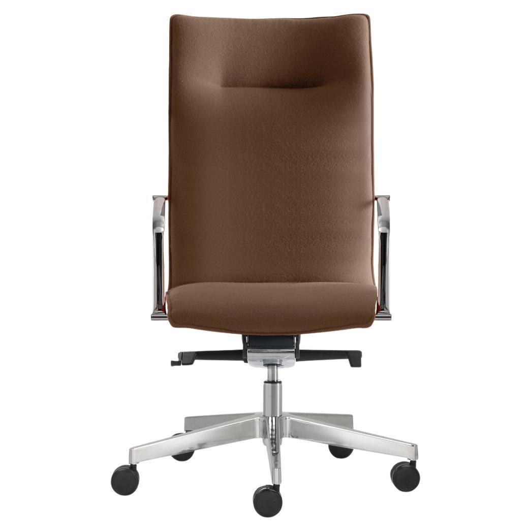 Maybe High Backrest Executive Upholstered Armchair by Quinti Sedute