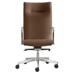 Maybe High Backrest Executive Upholstered Armchair by Quinti Sedute