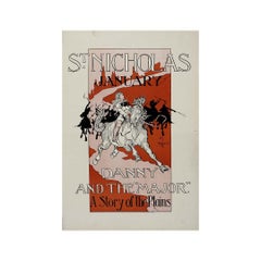 Circa 1895 poster by Mayer - St. Nicholas Magazine - story Danny and the “Major”
