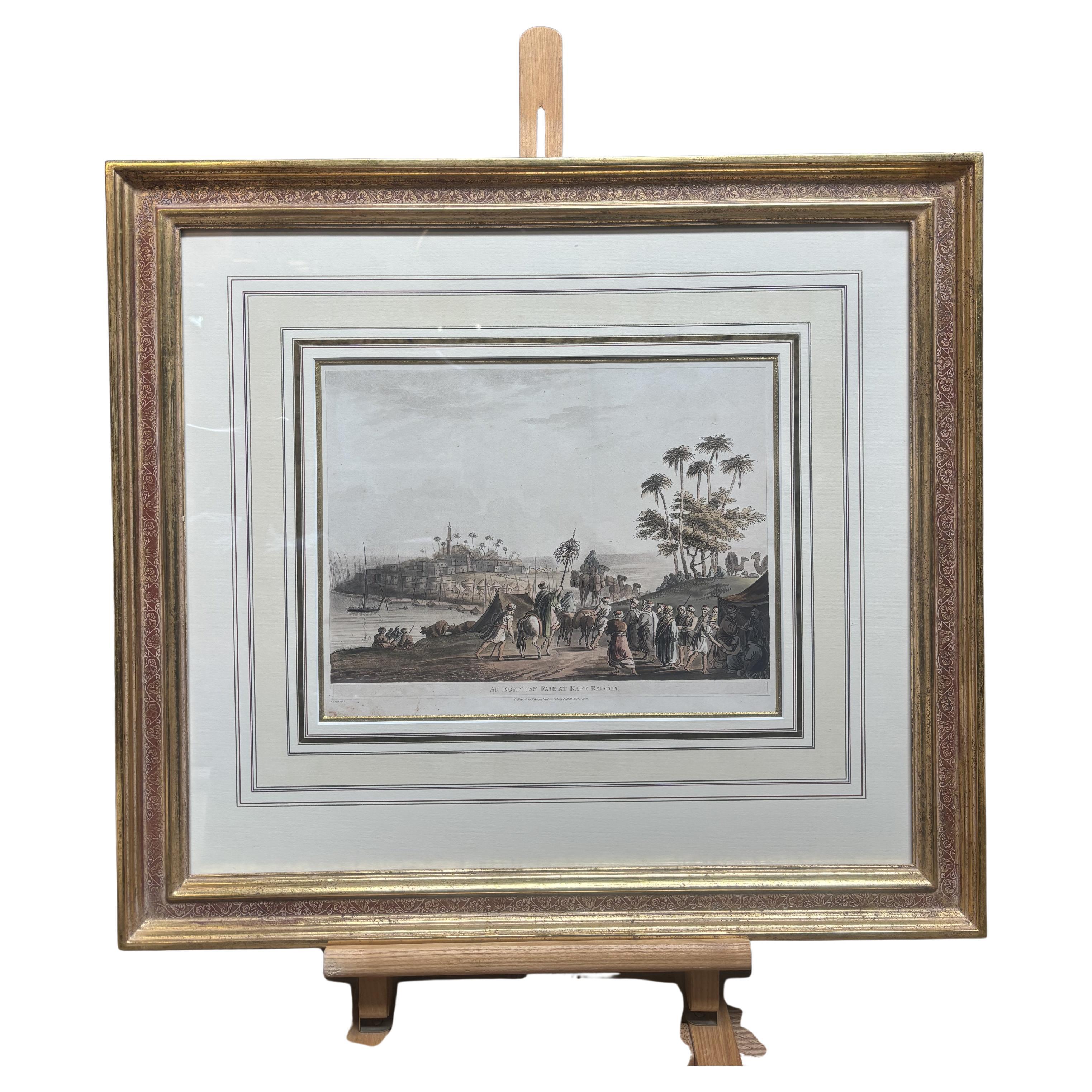 Mayer, Luigi "Views in Egypt, 1812" with Gold Frame