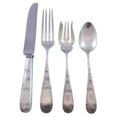 Mayflower by Schofield Sterling Silver Flatware Set for 8 Service 36 Pieces B