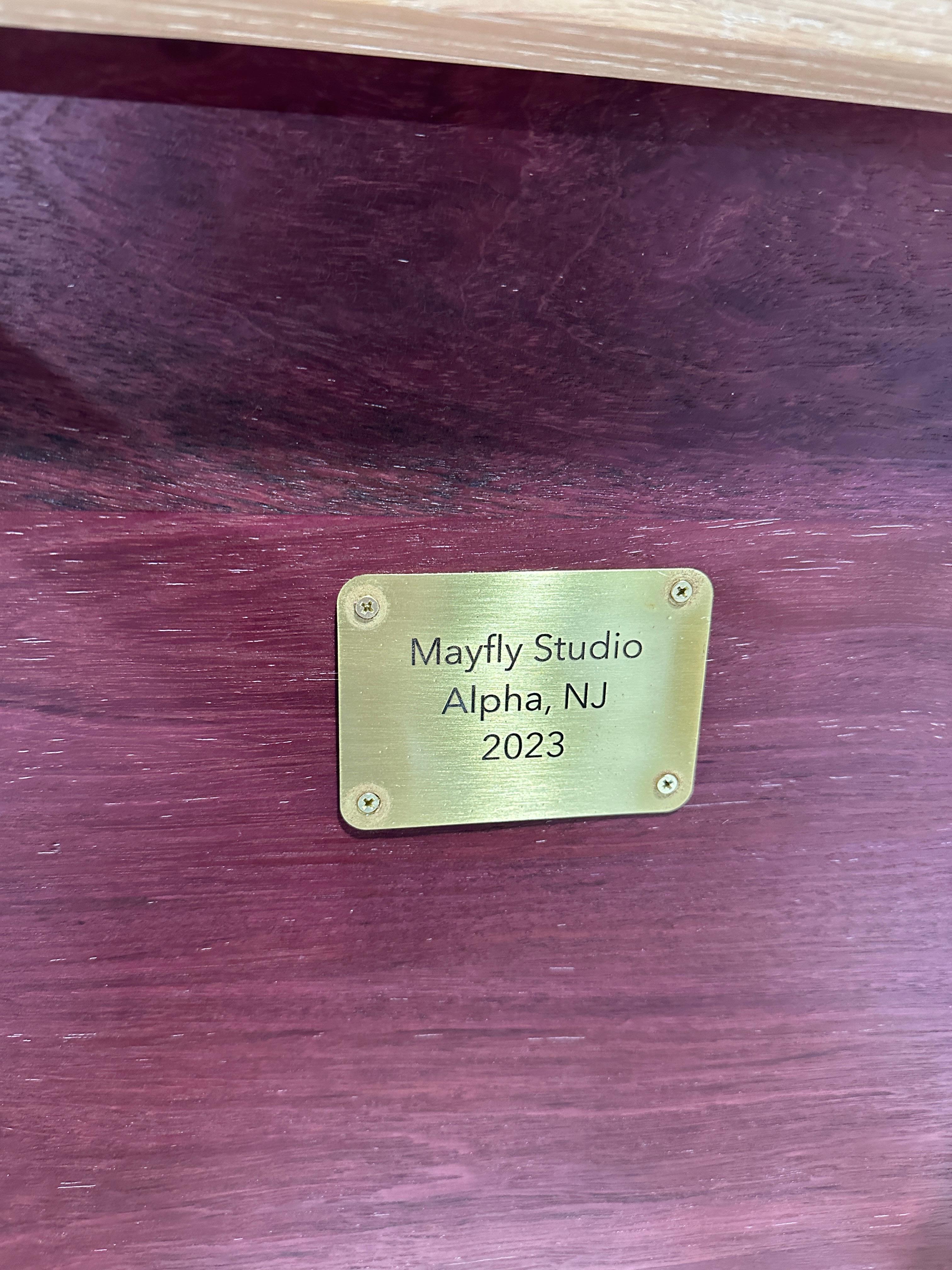 Mayfly Studio – American Craft Beistellstühle aus weißer Eiche im Angebot 3